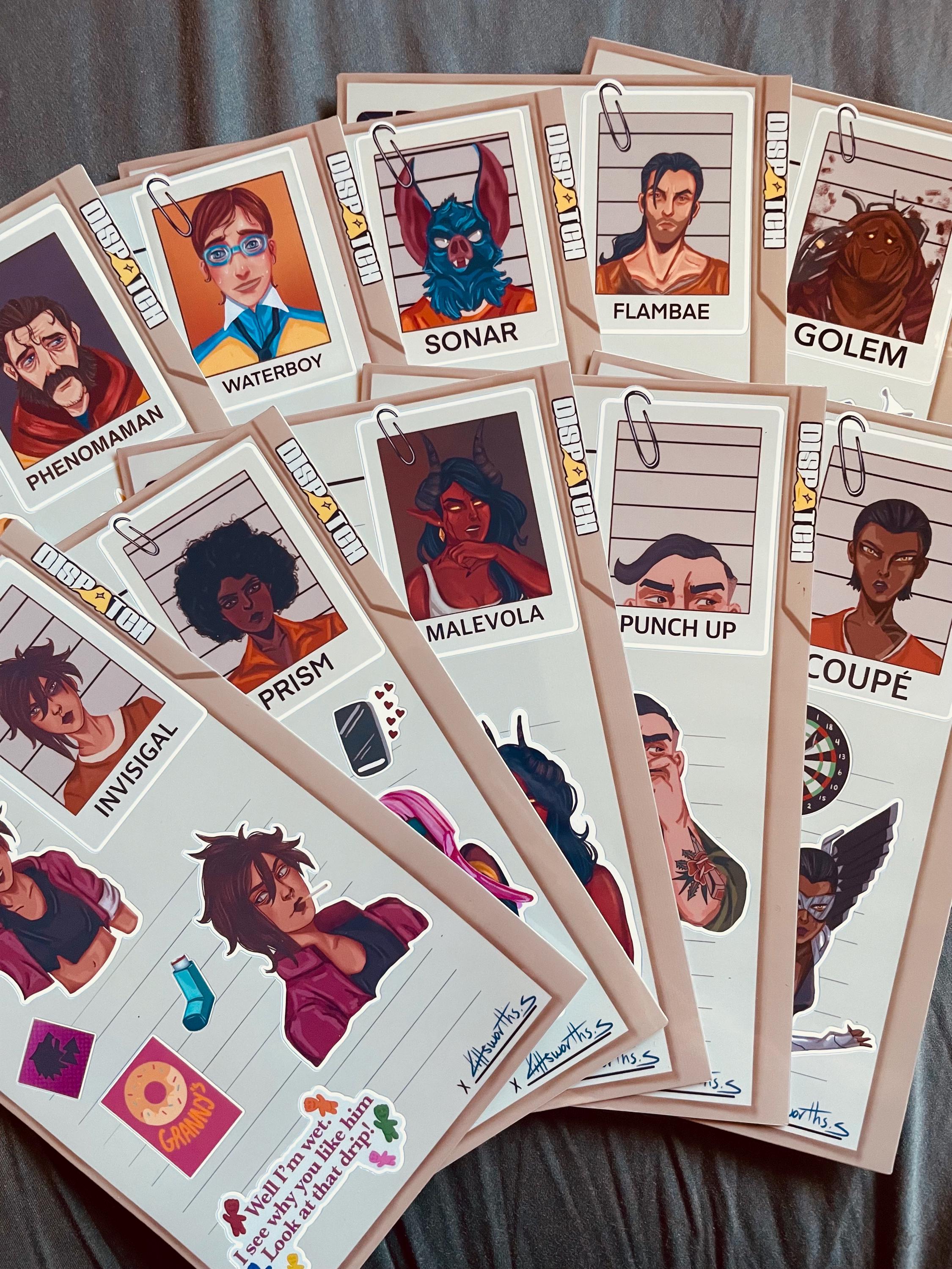 Dispatch Sticker Sheet / Videogame - Etsy