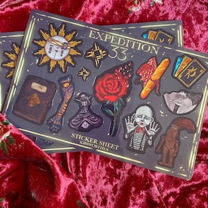 Expedition 33 Sticker sheet