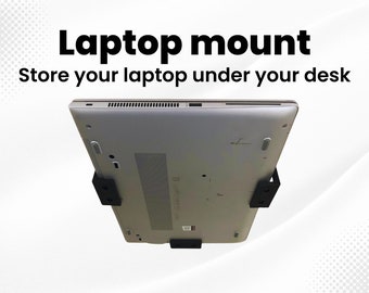 Under Desk Laptop Holder | Laptop Mount under Desk | Home office | Laptop storage | Laptop stand | Laptop brackets | Desk Organizer
