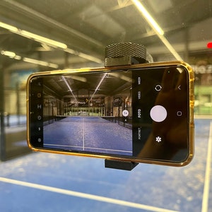 PadelShot 360 - Suporte de telefone para gravar sua partida de Padel | Suporte para telefone Padel | Suporte para telefone de abóbora | Gravar partida de Padel