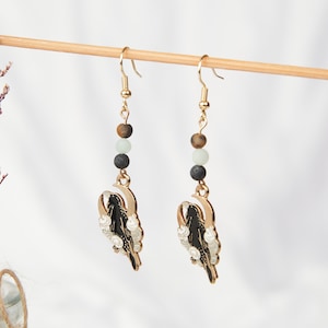Raven of the Night Earrings | Raven Earrings | Crow Earrings