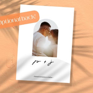 Save the Date Announcement Fully Editable Template With - Etsy