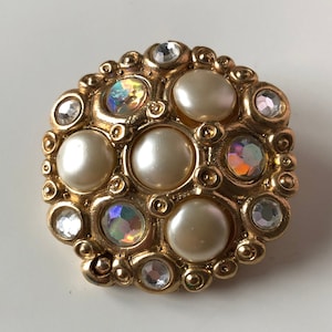 ヴィンテージ品✨️ JACKY DE G 大ぶり ブローチ フランス製 Jacky De G Large Vintage Heart Brooch Gift for Women - Etsy