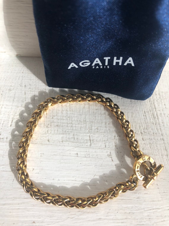 Agatha Paris: very pretty vintage golden bracelet… - image 5