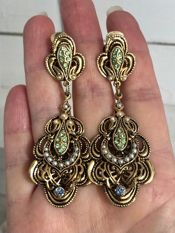 Mulu Reggio: beautiful vintage boho chic earrings,