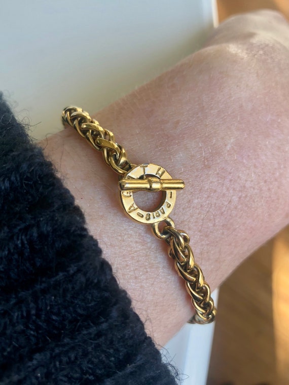 Agatha Paris: very pretty vintage golden bracelet… - image 2