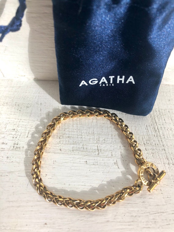 Agatha Paris: very pretty vintage golden bracelet… - image 4