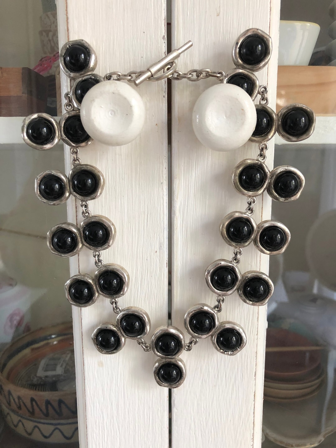 Collier Biche De Bere Argenté Signé Numéroté 180/289 - Occasion En Bel état - Pendentif Mi-long