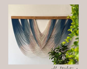 Large Macrame Wall Hanging| Boho Fibre Art Tapestry| Modern Decor| Gift for Home
