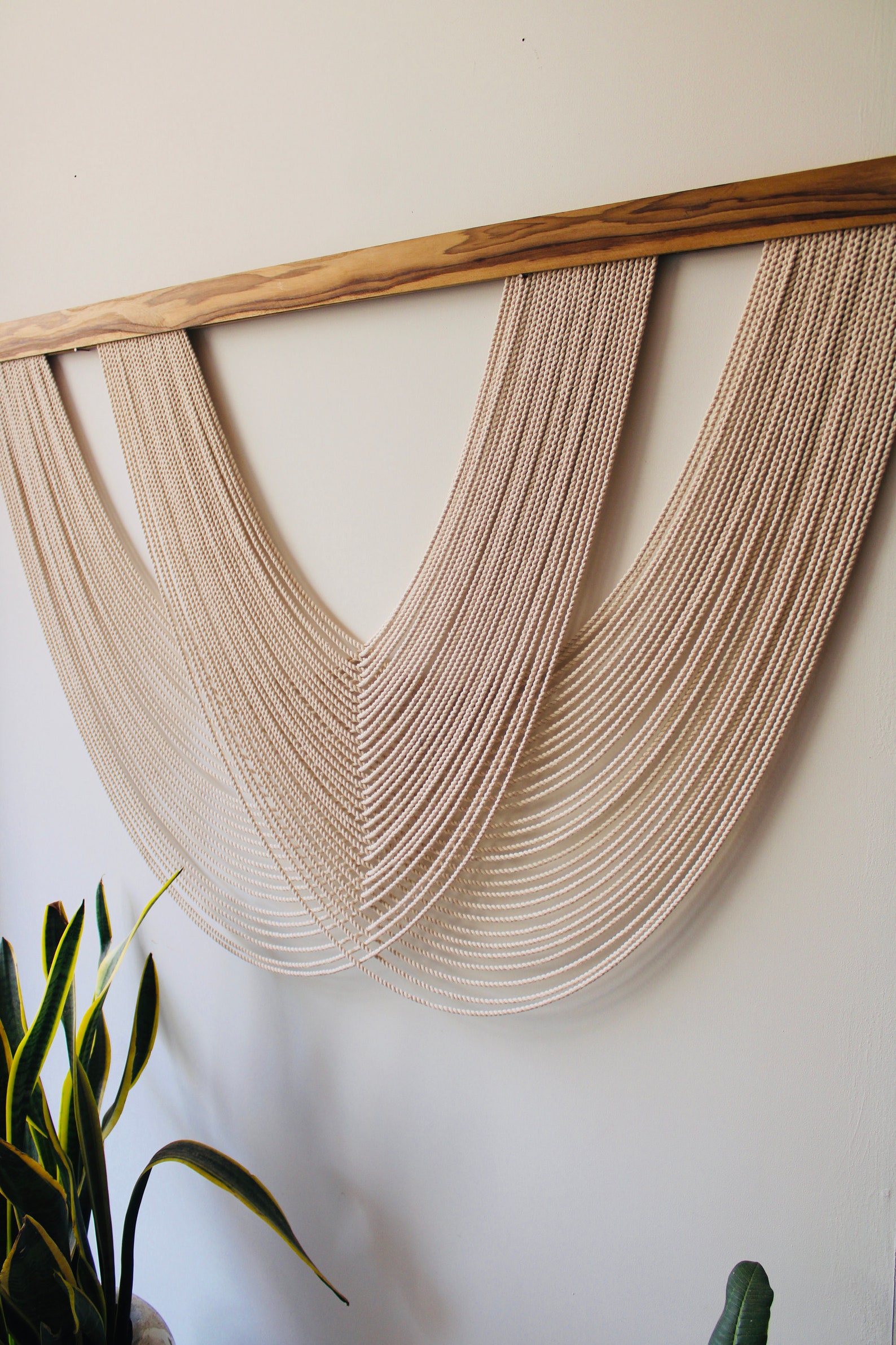 Large Macrame Wall Hanging Dip Dye Tapestry Wall Hanging Etsy