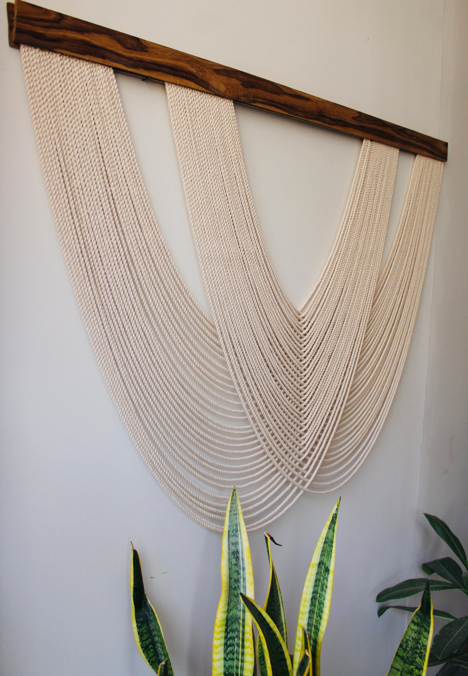 Large Macrame Wall Hanging Dip Dye Tapestry Wall Hanging Etsy