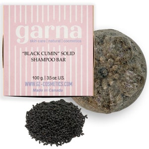 Black Cumin Solid Shampoo Bar: Vegan Plant-Based Hair Care