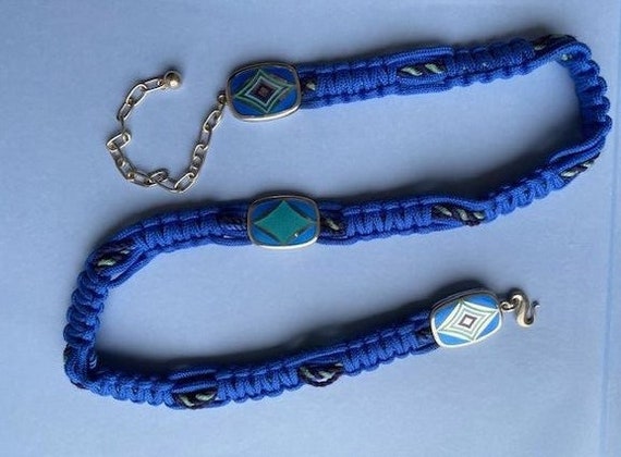 Georg Jensen Belt Blue 925 Sterling Silver Naja Salto - Etsy