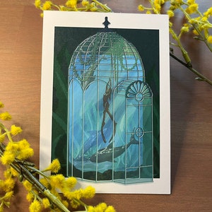 Monsters" nachhaltige Postkarte
