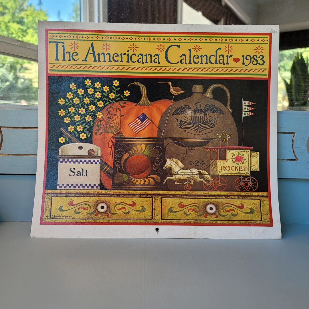 vintage-art-prints-charles-wysocki-americana-calendar-1983-etsy