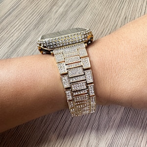 Gold Diamond Apple Watch Band: Elegant Jewelry Strap