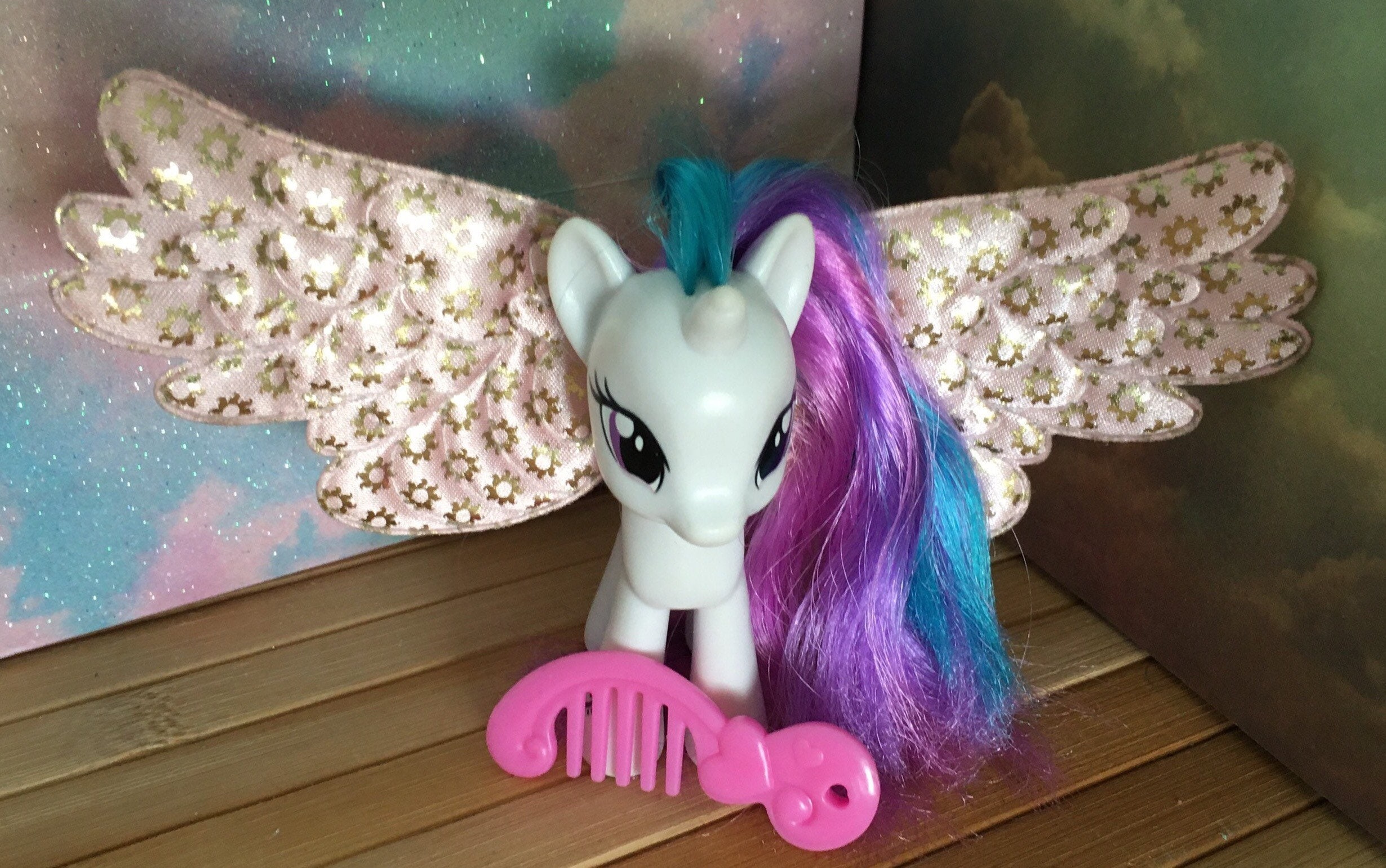 operator kwaad vasthouden My Little Pony Princess Celestia With Fabric Wings - Etsy