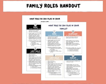 Hand-out gezinsrollen