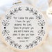 PDF Pattern - Bible Verse Hand Embroidery Pattern - Christian Floral ...