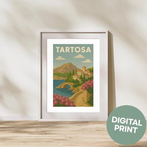 Tartosa Digitaldruck | AI Sims 4 inspirierte Wandkunst | Romantisches Sims Poster | Druckbare Gaming Dekor | Digitaler Download
