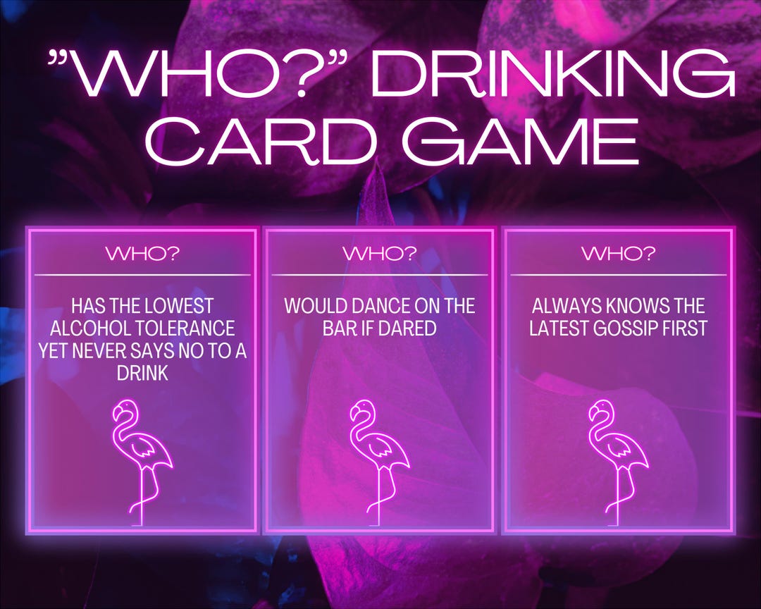 150 Digital and Printable Drinking Game for Party Nights ADULTS ONLY ...