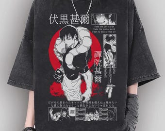 Vintage Toji Fushiguro Shirt, Sweatshirt, Hoodie, Fushiguro Shirt, JJK Shirt, Anime Graphic shirt, Anime Gift Tshirt, Vintage Anime shirt