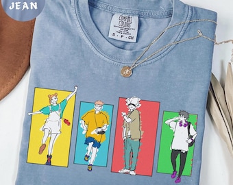Vintage Jujutsu Kaisen Frienda Camisa, Sudadera, Sudadera con capucha, Camisa Yuji, Camisa JJK, Camisa gráfica anime, Camiseta de regalo anime, Camisa anime vintage