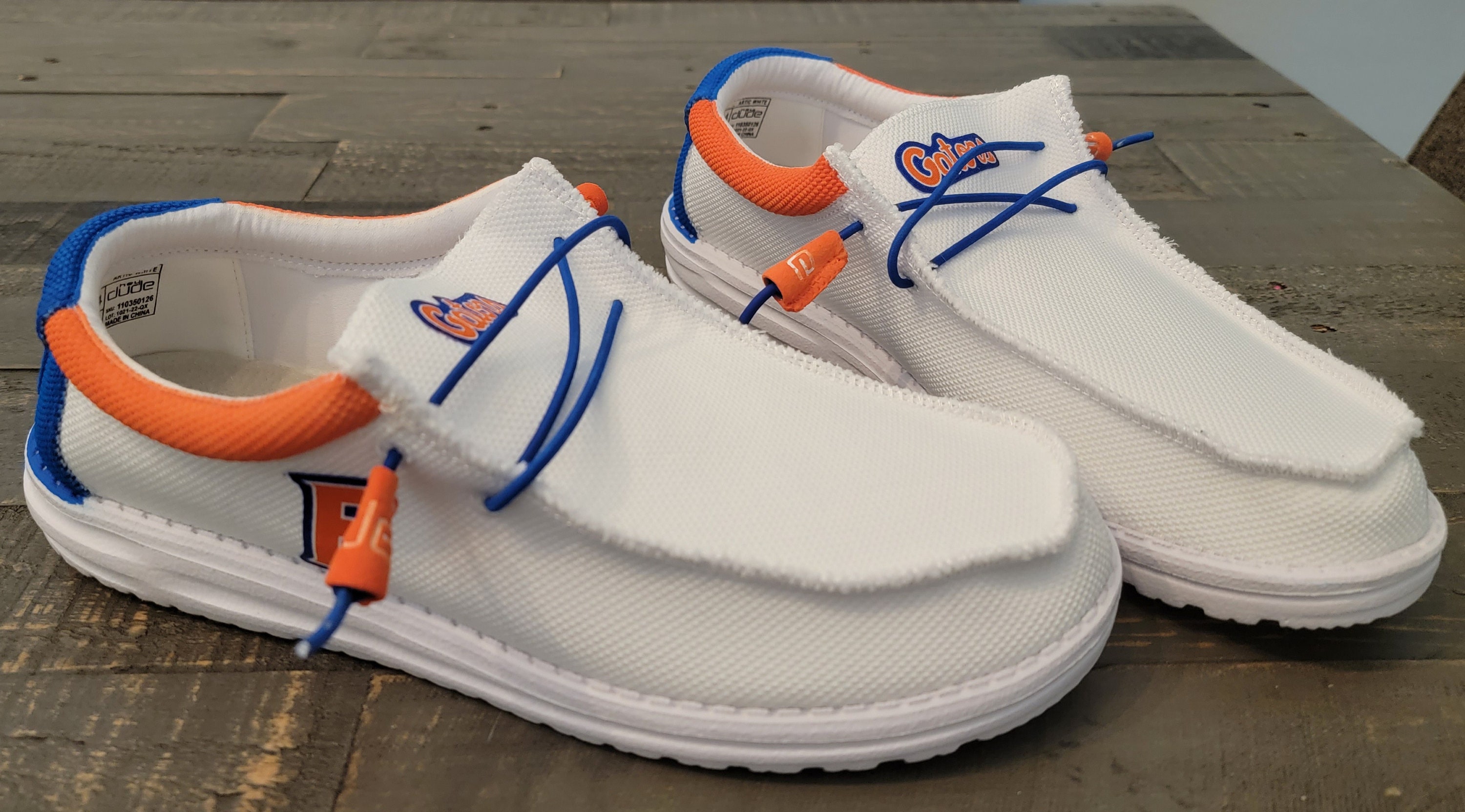 Custom Painted Florida Gators Hey Dudes 