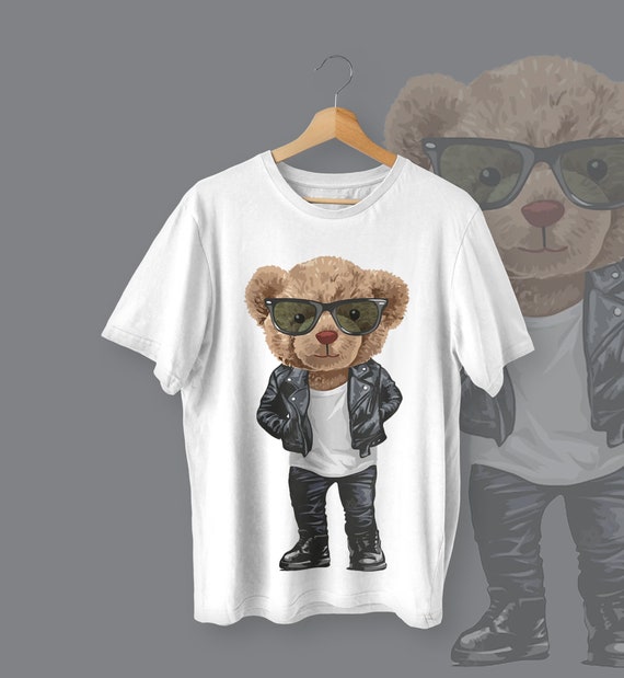 Polo Bear T-shirt Hip Hop Bear Skate Bear Moschino Bear Print - Etsy