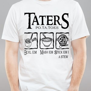 Taters shirt | Hobbiton shirt | Hobbits | Second breakfast | Tolkein | Nerdy Shirt