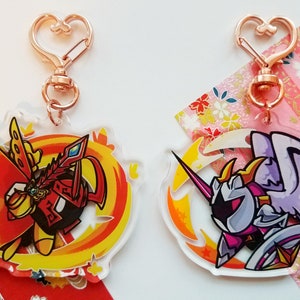 RESTOCKED Kirby Morpho Knight Galacta Knight 2.5in Double Sided Acrylic Charm