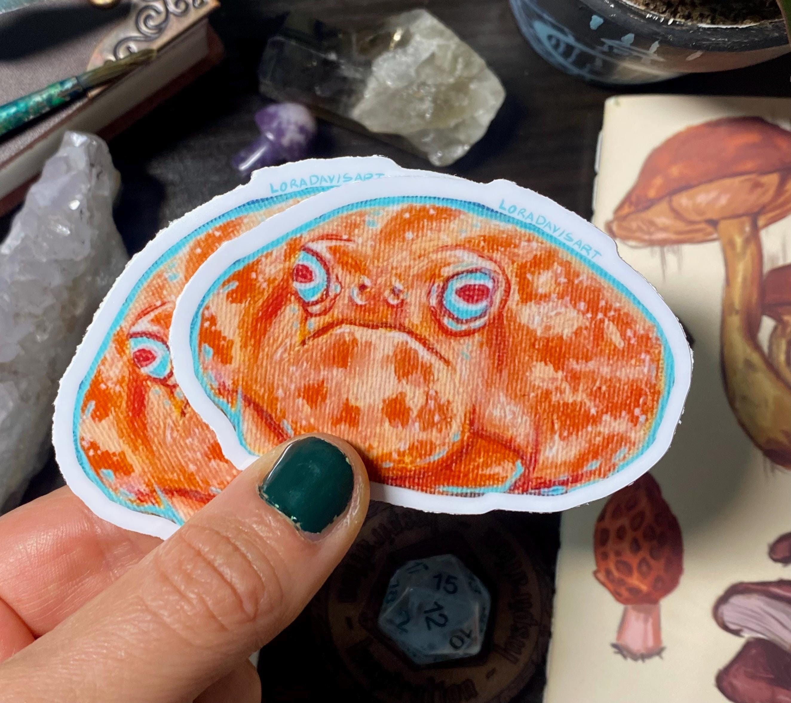 Toad Crying Sticker Angry Toad Sticker - Etsy