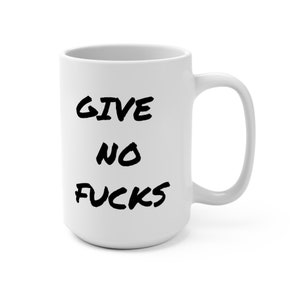 Personalized Double Sided Funny Coffee Mug - Unique Gift for Coffee Lovers - Humorous Witty Cup