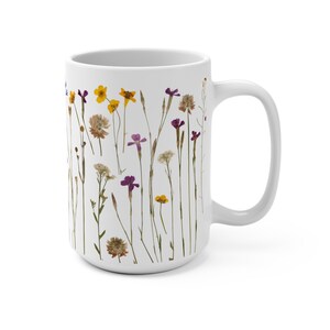 Personalized Floral Coffee Mug: Funny Witty Gift for Coffee Lovers