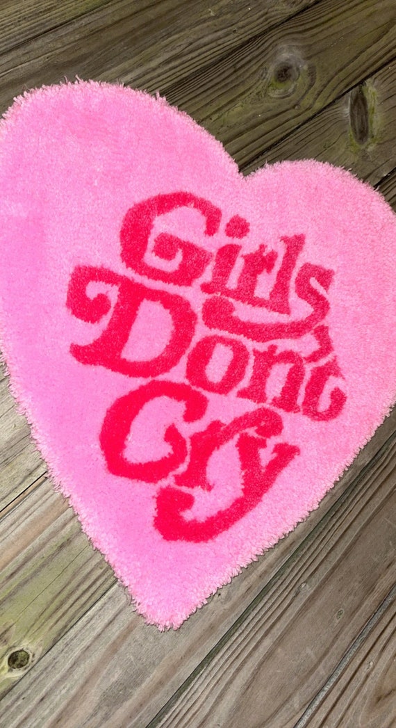 Tufted Girls Dont Cry Rug - Etsy