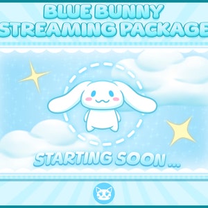 Twitch Blue Bunny Stream Package