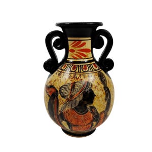 Aphrodite Amphora: Hand-Painted Ancient Greek Vase, Classical Art