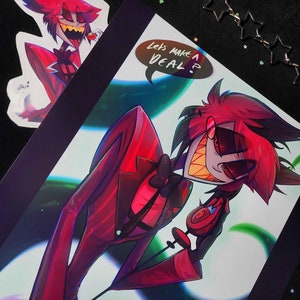 Hazbin Hotel Alastor & Pilot Alastor FanArt Prints