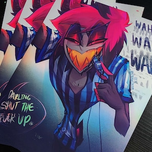 Alastor Motivational Poster ll Hazbin Hotel Alastor The Radio Demon Fanmade Poster