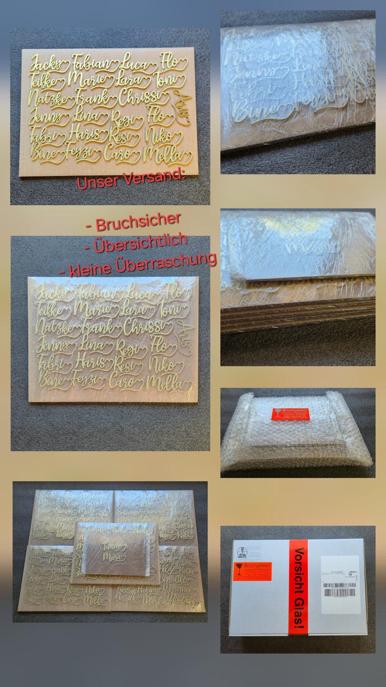 Name tags for glasses | Glass tags | Name tags for wedding/christening seating plan | Glass hangers | Glass markers | Seating plan | Place cards image 9
