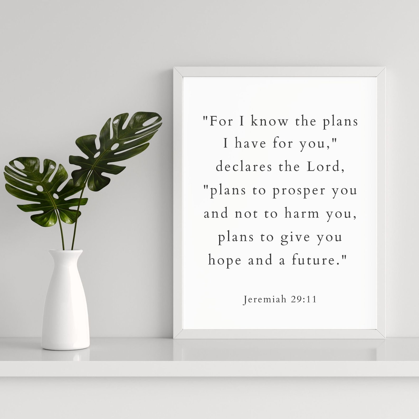 Jeremiah 29:11, for I Know the Plans I Have for You, Scripture Verse ...