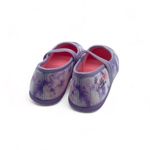 Chaussons la reine des neiges rose style Tie & Dye - Fille