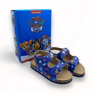 Blaue Pat Patrol-Sandalen mit Paw Patrol-Muster und Klettverschluss – Jungen UND Mädchen