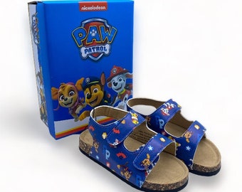 Blaue Pat Patrol-Sandalen mit Paw Patrol-Muster und Klettverschluss – Jungen UND Mädchen