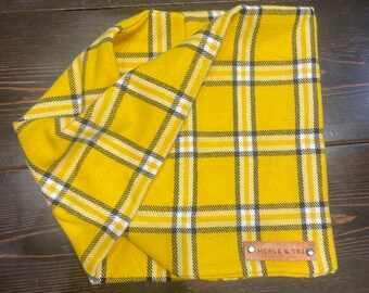 Écharpe infinity pour chien « Clueless » Écharpe torsadée en coton douillet Collier pour animaux de compagnie