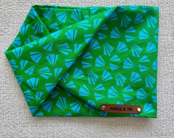 Écharpe infinity pour chien « Sea Side » Écharpe torsadée en coton douillet Collier pour animaux de compagnie
