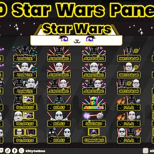 40 Star Wars Panels for Twitch