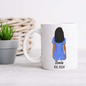 Custom Nurse Mug, Personalized Gift, Graduation Present, Nurse Appreciation, Coffee Mug, Nursing Student, RN Cup