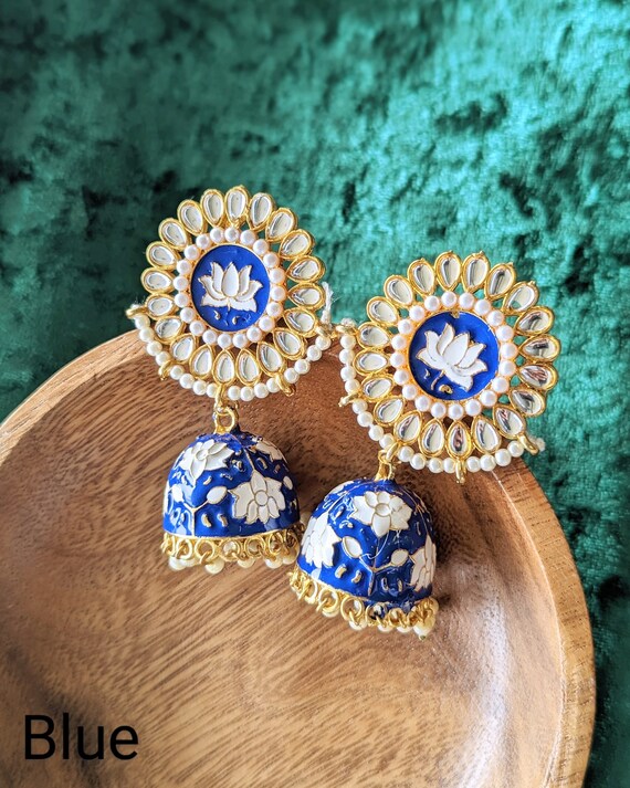 Earrings and jhumkas discount