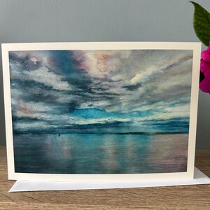Cartes de voeux vierges beaux-arts Portsmouth 5 x 7 pouces, enveloppe incluse, achetez-en 5 et obtenez 25 % de réduction